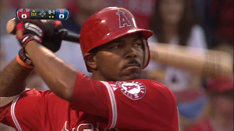 Illustration for article titled Howie Kendrick's Mustache Last Night Was, Erm, Unique
